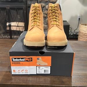 100% real timberland pro boots great for this weather long lasting